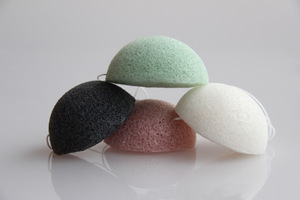 Natural Facial Cleaning Konjac Sponge Cosmetic Puff For Promotion