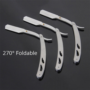 New safety handle shaving barber hair cut shaving professional Hair knifes razors change blade type knife razor blades men