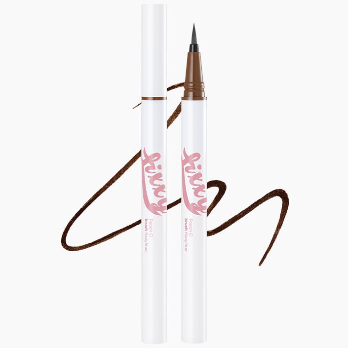 (Peach C) Brush Fixxyliner [02 Brown] 0.5g