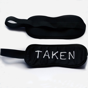 Personalized custom print airline travel sleeping eye mask