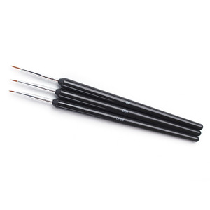 Pinpai brand 3Pcs Dotting Painting Drawing UV Gel Liner Polish Brush Tool Nail Art Pen