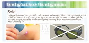 Portable diode laser 808nm hair removal machine  laser beauty equipment