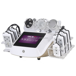 Portable Trending 2021 Lipo 6 in 1 RF slimming  Machine Fat Reduce Cavitation RF Machine Beauty