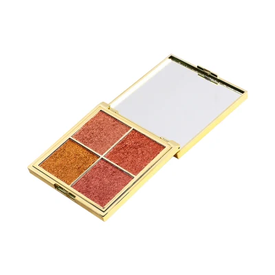 Professional Beauty Cosmetics Make up 4 Colors Waterproof Silky Powder Eyeshadow Palette