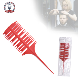 Professional Hairdresser Comb Hair Coloring Dyeing Highlight Salon Barber Tool non-slip Hair Coloring Comb Hair Style Tool