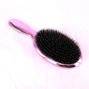 professional salon paddle hairbrush anti-static nylon mixed boar bristle hair brush