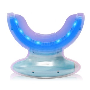 Rechargeable Blue Led Light Silicone Teeth Whitening Accelerator Wholesale Handle Silicone Mouth Tray