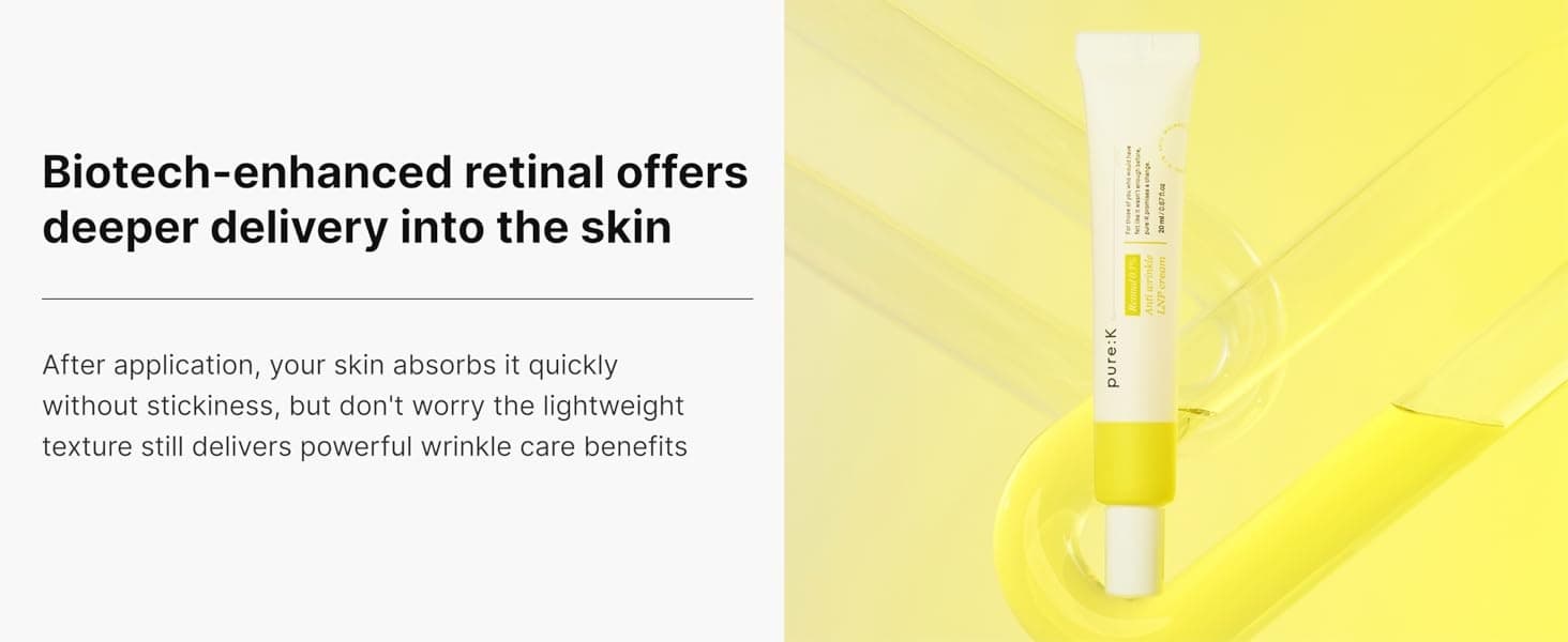 Retinal 0.1% Anti-Wrinkle LNP Cream