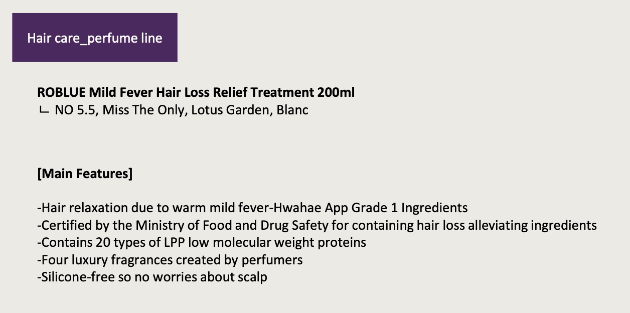 [ROBLUE] Mild Fever Hair Loss Relief Treatment