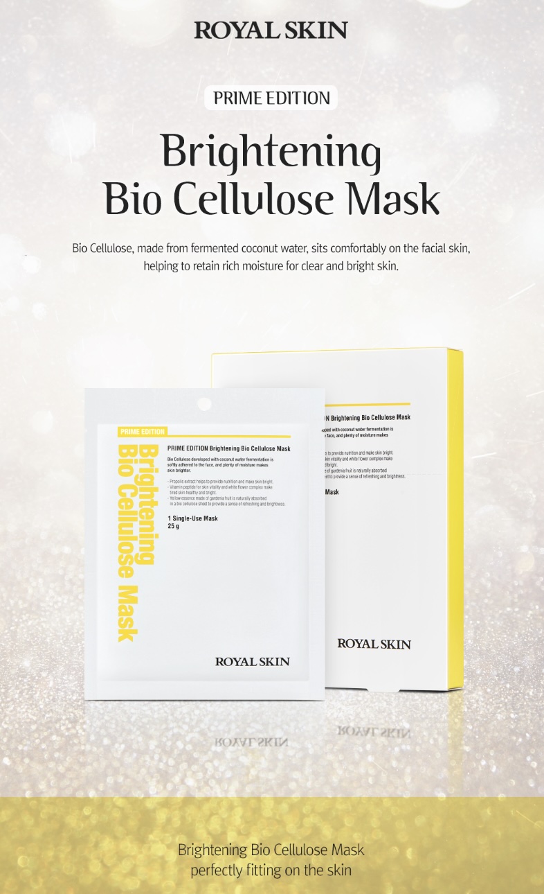[Royal Skin] PRIME EDITION Brightening Bio Cellulose Mask