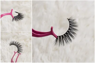 Short Style Mink Fluffy False Natural Lashes Fake Faux Volume Lashes