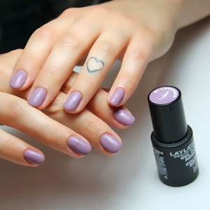 Soak Off Nail Gel Polish Lavender Colour UV/LED Lamp Gel Made in Italy Nail painting