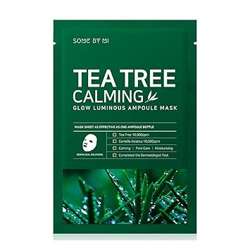 (SOME BY MI) 30 DAYS TEA TREE CALMING GLOW LUMINOUS AMPOULE MASK