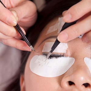 Stainless Steel Eyelash Eyebrow Tweezers for Beauty Salon