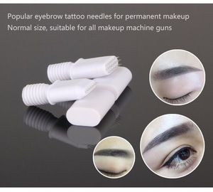 Wholesale! 10pcs Disposable Tattoo Eyebrow Makeup Needles
