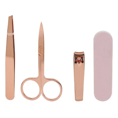 Wholesale 4 in 1 Stainless Steel Manicure Nail Clipper Tools Gift Set Pedicure Set