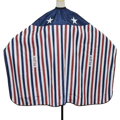 Wholesale Flag Styling Salon Barber Hair Cutting Striped Hairdressing Cape