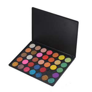 Your Own Brand Makeup Products 35 Colors Glitter And Shimmer Eyeshadow Palette