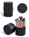 Luxury Custom Logo Vegan Face Makeup Brush Set with Pink Silver Wood Handle Synthetic Hair Concealer Ready