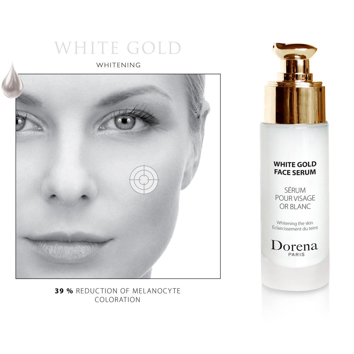 White gold whitening serum (30 ml)