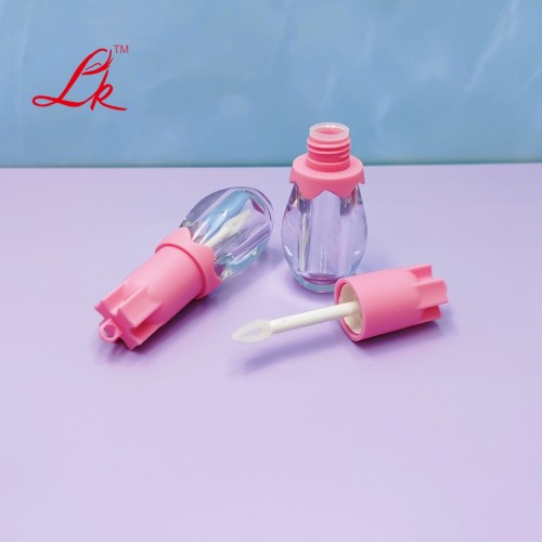 Cute Custom Kids Children Lip Gloss Wholesale Packaging Clear Bottle Plastic Empty Lipgloss Tubes