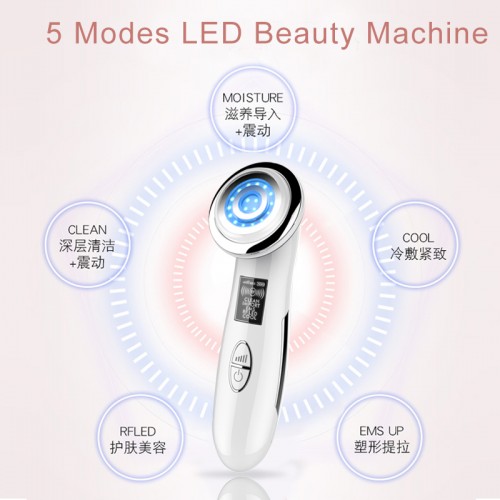 RF+ LED photon skin tightening skin Tightening Wrinkle Removal Skin Lifting Facial Soft Eye Patch machine