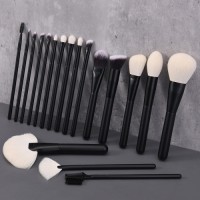 Wholesale 18-Piece Essential Makeup Brushes Manufacturer High-End Vegan Beauty Tool Kit with PU Leather Bag for OEMODM Private Label