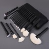 Wholesale 18-Piece Essential Makeup Brushes Manufacturer High-End Vegan Beauty Tool Kit with PU Leather Bag for OEMODM Private Label