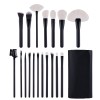 Wholesale 18-Piece Essential Makeup Brushes Manufacturer High-End Vegan Beauty Tool Kit with PU Leather Bag for OEMODM Private Label