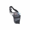 Salon Barber Hairdressing Scissors Kit with Leather Holster – 5 Scissors, Razor, Combs & Tool Bag – Waist/Shoulder Belt