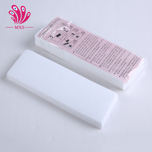 100 pcs Hair Removal Depilatory paper Nonwoven Epilator Wax Strip Paper Roll Waxing