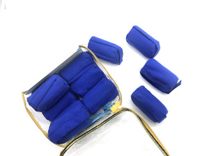 12pc Hair Rollers Sleep Styler Kit Long Cotton Curlers DIY Styling Tools Blue Color Magic Hair Dressing Charming Hairstyle