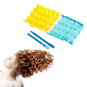 12PCS 45cm Magic Hair Curlers Curl Formers Spiral Ringlets Leverage Rollers