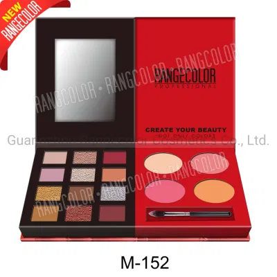 20 Colors Eyeshadow Palette Makeup Custom Cardboard Eyeshadow Palette 4 Colors Blush&Highlighter Internet Sta