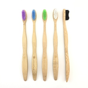 2019 hot selling 100% biodegradable  bamboo toothbrush manufacture OEM