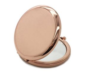 2019  New Women Girls Crystal Mini Beauty Pocket Mirror Makeup Portable Compact Round Folding Mirror