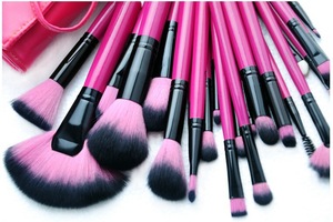 24piece make up brushes kit with low moq cosmetic tools