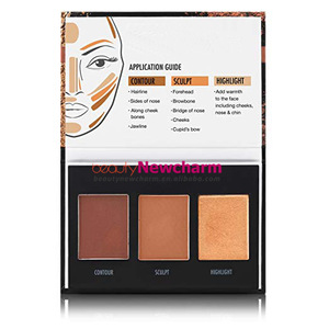 3 Colors Complexion Contour Palette private label Maquillaje Contour Powder Palettes Cosmetics custom vegan makeup  blush