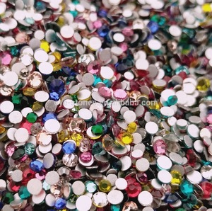 6 blanks packing SS4/5/6/8/10/12 3D nail art design, nail rhinestone