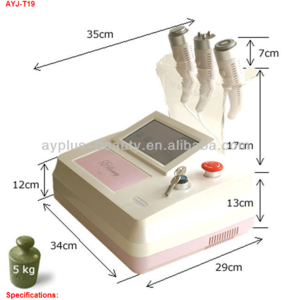 AYJ-T19(CE) Rf to eyes radiofrequency equipment professional with cold hammer