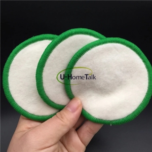 Biodegradable Material Hemp Cotton Makeup Remover Pads Reusable Washable Linen  Cotton Facial Cleaning Pads with Bamboo Tube