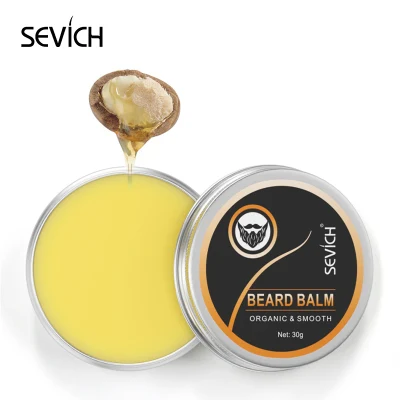 Cheapest Light Lemon Flavor Wax Beard Care Balm for Men
