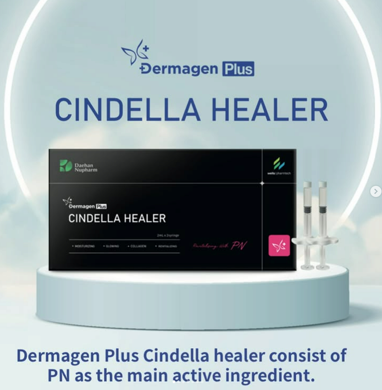 CINDELLA HEALER, Glow Skin with new PN Booster