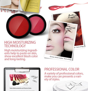 Cosmetics Natural blusher poweder makeup blush palette on private label