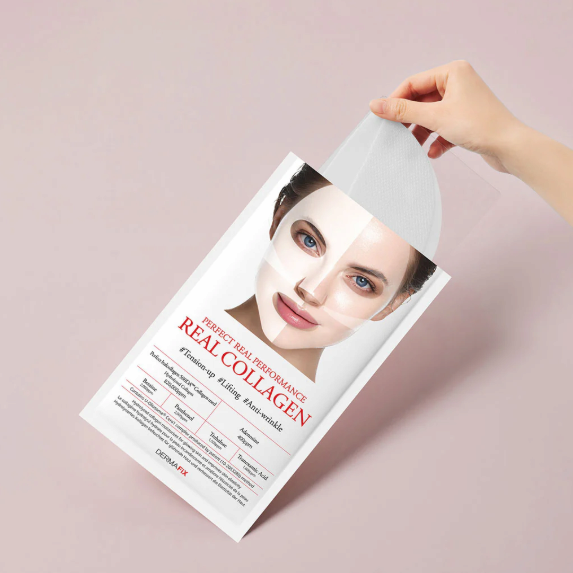 DERMAFIX REALCOLLAGEN Hydrolyzed Collagen Face Masks