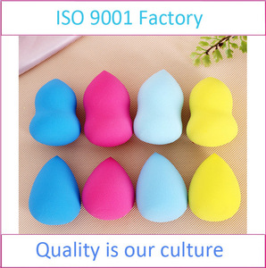 Factory Price Waterdrop Makeup Sponge Blending Cosmetic Powder Puff With Opp Dust Bag