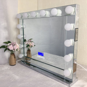 Factory Professional Manufacture Tabletops Led Lighted Hollywood Style Makeup Vanity Mirror With Lights