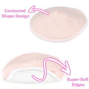 Famicheer cotton reusable nursing waterproof pads nursing breast pads pink