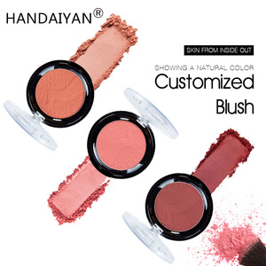 Fashion 6 Colors Blush Matte Glitter Make up OEM Blush, Cheap Blush