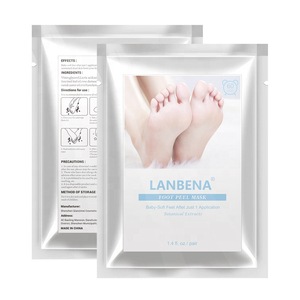 FDA certification LANBENA foot skin beauty care peel Mask